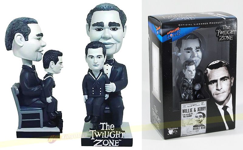 Twilight Zone WILLIE & JERRY Bobble Head   The Dummy  